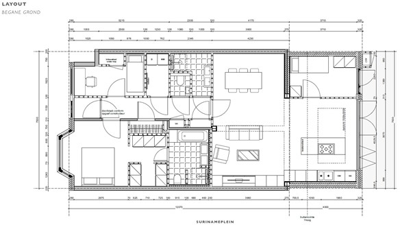 Floorplan - Surinameplein, 1058 GS Amsterdam